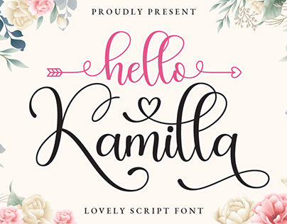 Free Hello Kamilla Lovely Script Font
