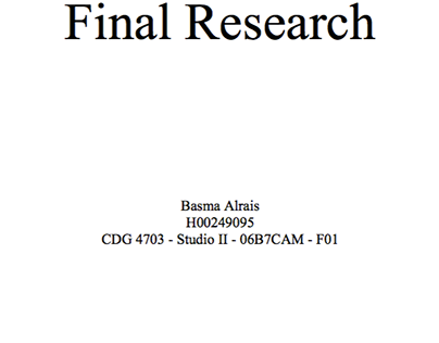 Final Research