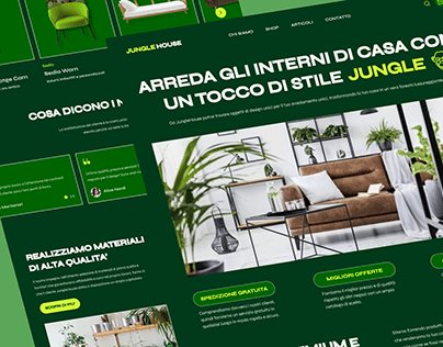 Furniture E-Commerce Website Landing Page