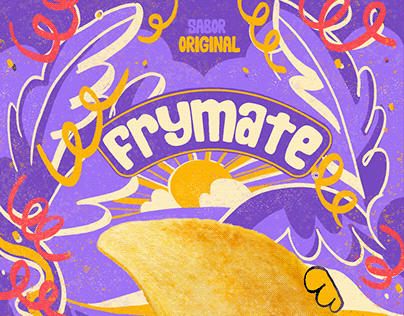 FryMate Packaging Illustration
