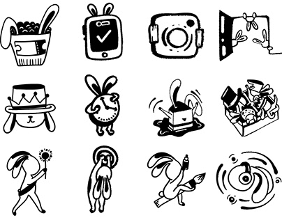 The Rabbit Hole Theater Icons