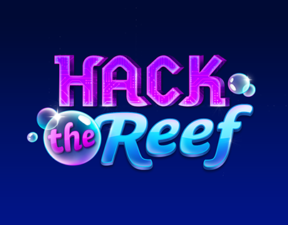 Animated Logo: Hack the Reef