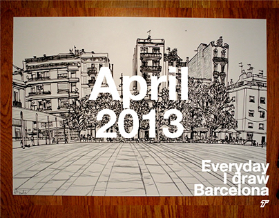 Everyday I draw Barcelona | April 2013