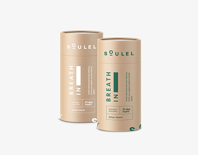 Packaging for natural supplement company