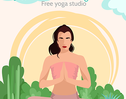 Yogi illustration FaceLess