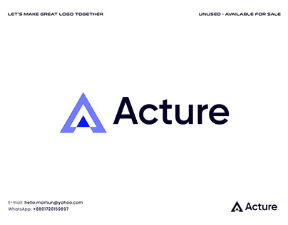 Acture - Letter A Logo Design