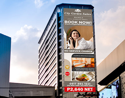 Hotel Billboard | City Garden Suites Manila