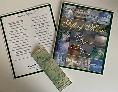Concert program and tickets