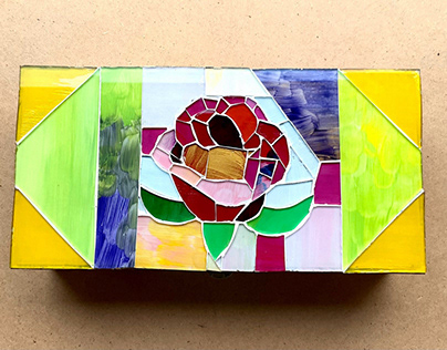 FLORAL JEWELLERY BOX - mosaic