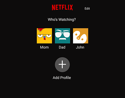 Cópia fiel para estudo do app da Netflix