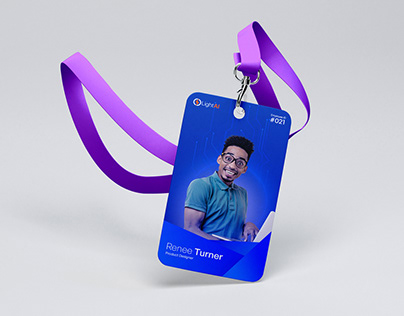 Tech Company ID Card Design
