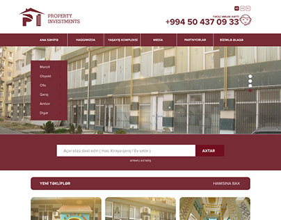 Website for Property Investments (AKKORD)