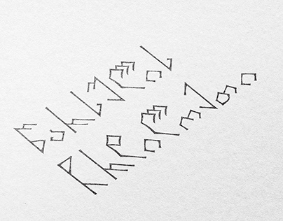 Runic Style Georgian Font Draft