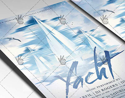 Yacht Night - Premium Flyer PSD Template