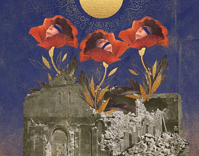 Animation of Mariam Tamrazyan's collages
