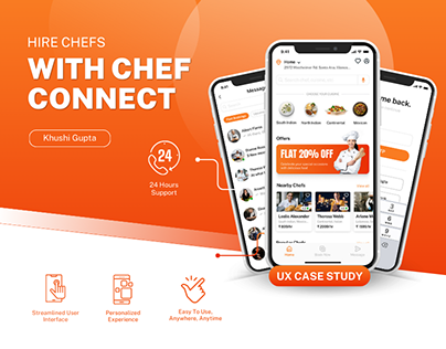 Project thumbnail - Chef Connect - UX case study