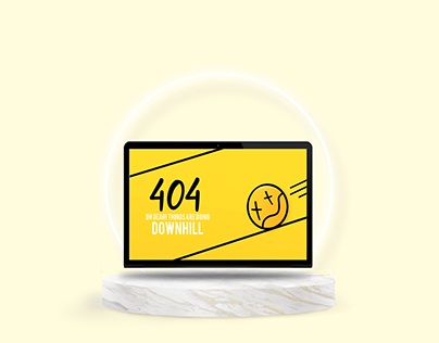 404 Error Screen Design