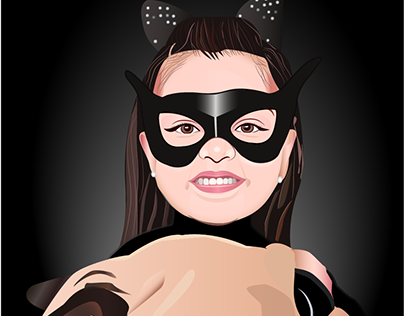 Ilustración Catwoman Baby