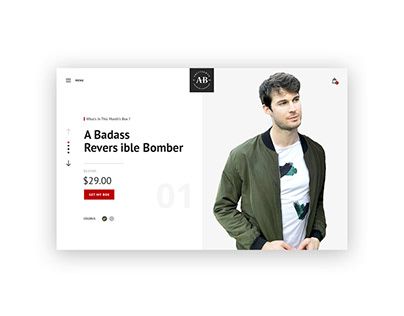 Web design fashion bomber