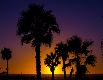 Southern California Colorful Sunset