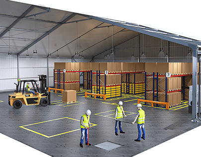 Warehouse and storage solutions | Losberger De Boer