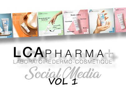 LCA Pharma social media posts design