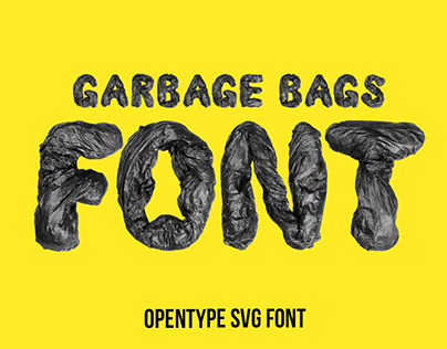 Garbage Bags Font