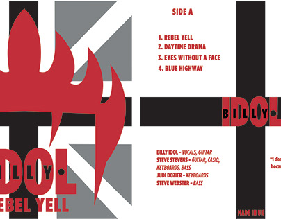 Rebel YELL Album Cover (Redesigned)
