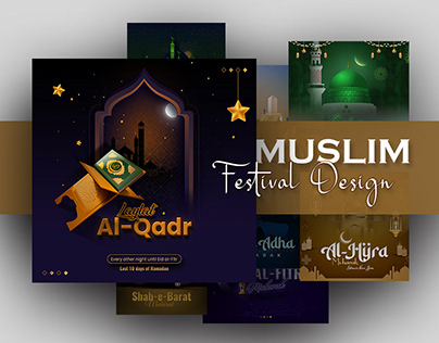 Project thumbnail - Muslim Festival Social Media Post Design