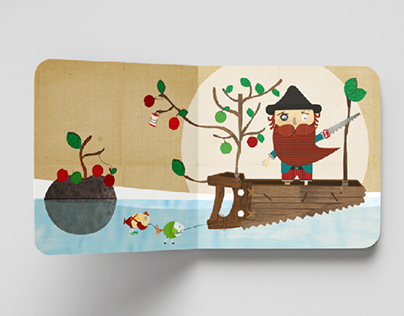 Ilustração e Animação- Conto Infantil -  Pirata