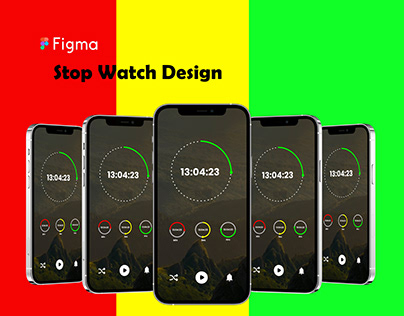 Stop Watch Design / Figma