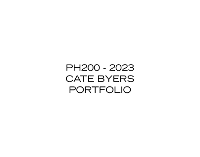 CATE BYERS.PH200.2023.PORTFOLIO