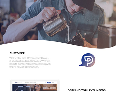 Job Portal - branding & UX webdesign