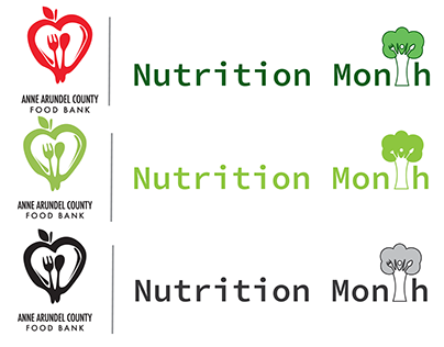 Nutrition Month Logo and Promo Design