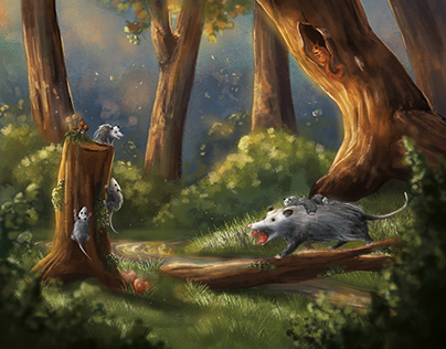 Opossum Opposites (by Gina Gallois)
