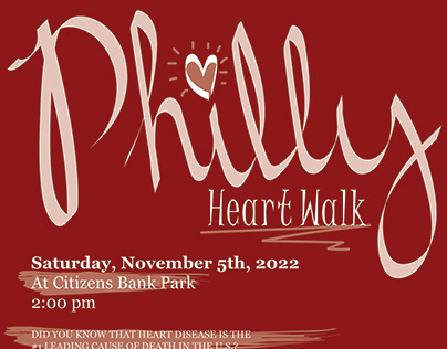 Philly Heart Walk Poster