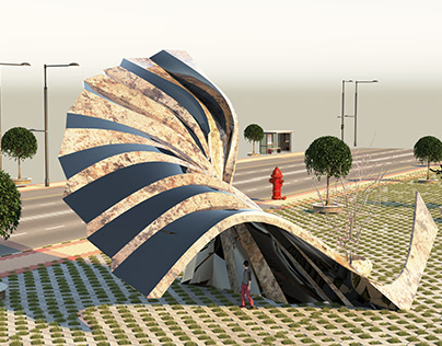 Pavilion Design (Orgami) Folding Architecture