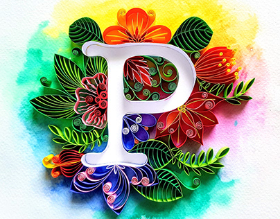 Quilled Typography - Monograms