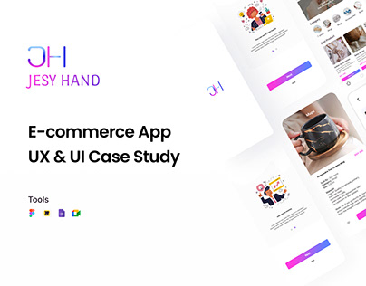 Jesy Hand online store mobile app (Ux Ui Case study)