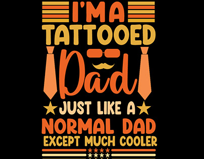 Dad T shirt design
