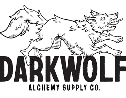 Darkwolf Alchemy Branding and Package Design