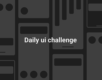 Daily UX Challenge