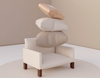 Blender Soft Sofa Cushions motion