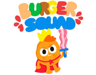 BURGER SQUAD, a classic RPG videogame about food