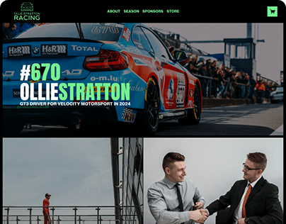 Racing Driver Website