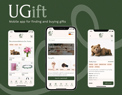 UGift - a mobile app for finding gifts