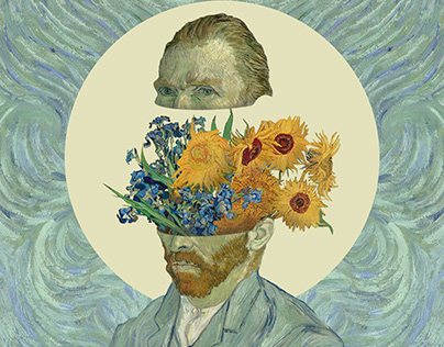 collage Van Gogh