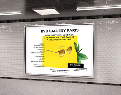 Billboard EYE GALLERY PARIS