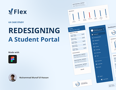 Redesigning a Student Portal | Figma