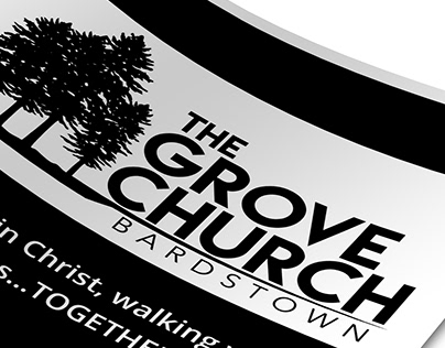 Square church brochure design and layout